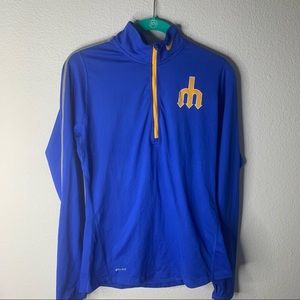 Nike mariners 1/2 sweater